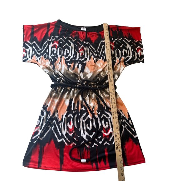 💖J.F.W Women's Aztec Print Dress Size L - Picture 6 of 7